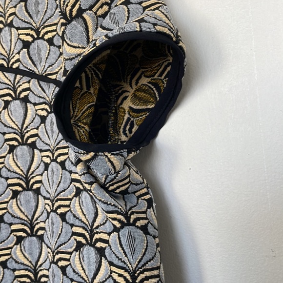 Zara Basic - M women’s Hippie Jacquard Embroidered Mini Dress - Picture 7 of 10